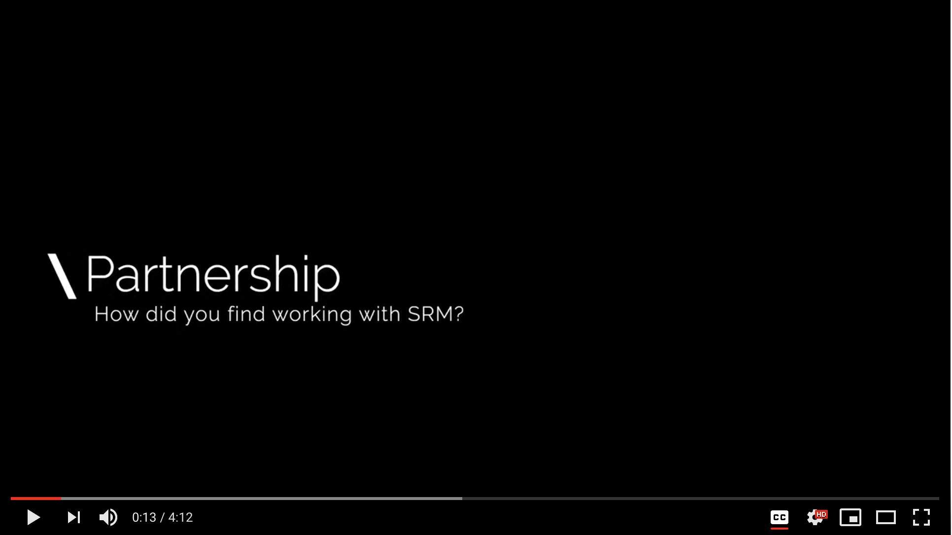 working with SRM recruitment